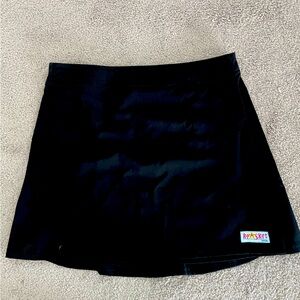 RIPSKIRT Hawaii Solid Black Size Small Wrap Skirt Vacation Resort Cover Up